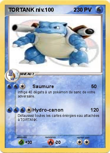 Pokemon TORTANK niv.100             2