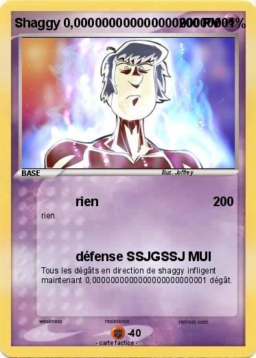 Pokemon Shaggy 0,00000000000000000000001%