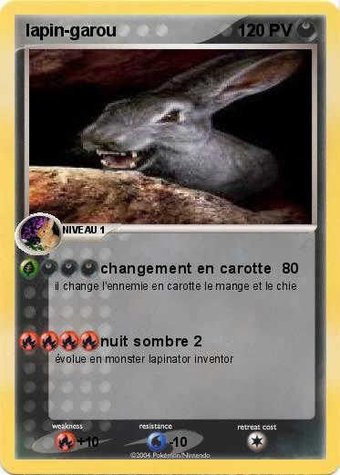 Pokemon lapin-garou
