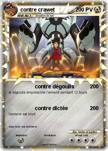 Pokemon contre crawet