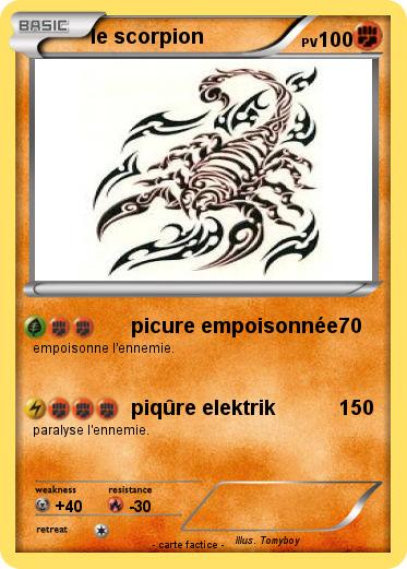 Pokemon le scorpion