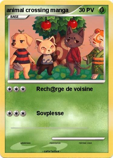 Pokemon animal crossing manga