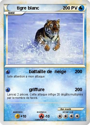 Pokemon tigre blanc