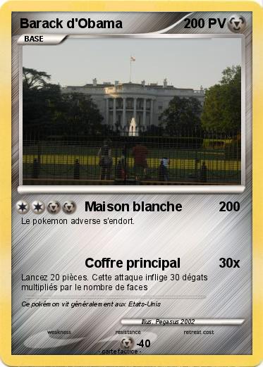Pokemon Barack d'Obama