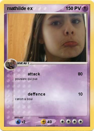 Pokemon mathilde ex