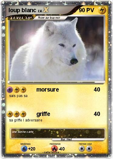 Pokemon loup blanc