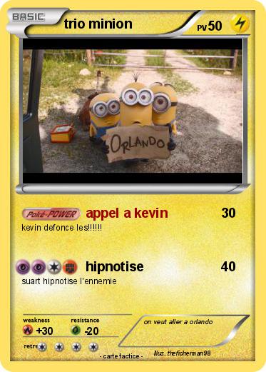 Pokemon trio minion