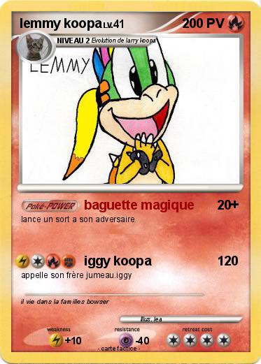 Pokemon lemmy koopa