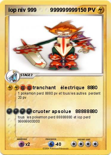 Pokemon iop niv 999         999999999