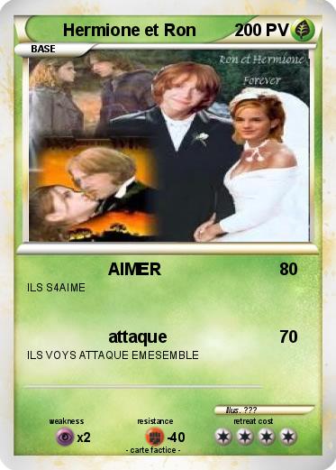 Pokemon Hermione et Ron