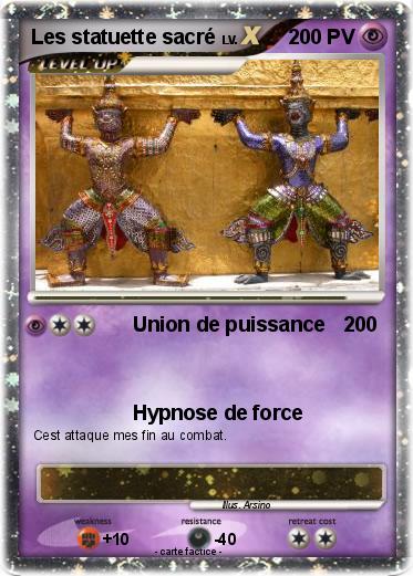 Pokemon Les statuette sacré