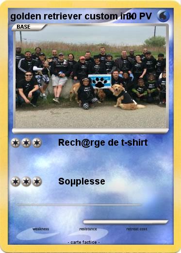 Pokemon golden retriever custom ink