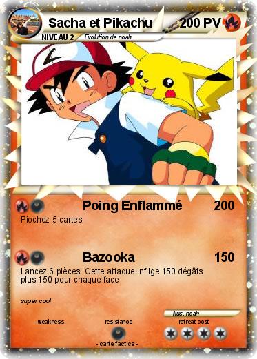 Pokemon Sacha et Pikachu