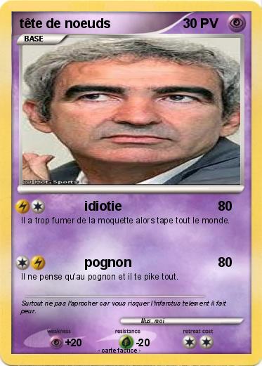 Pokemon tête de noeuds