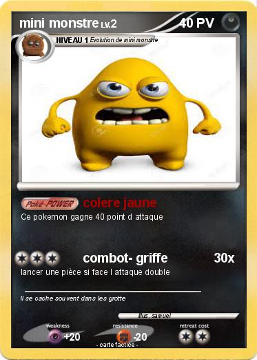Pokemon mini monstre