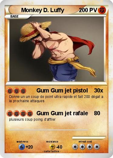 Pokemon Monkey D. Luffy