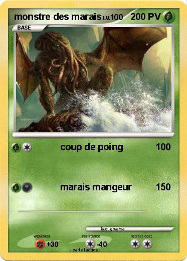 Pokemon monstre des marais