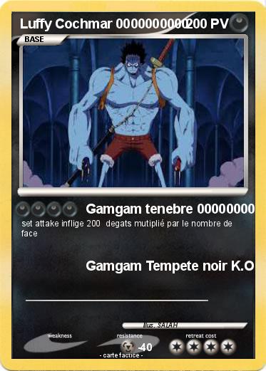 Pokemon Luffy Cochmar 0000000000