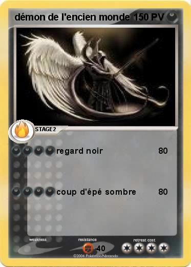 Pokemon démon de l'encien monde