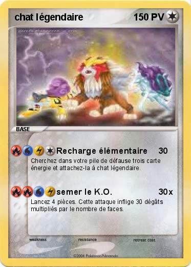 Pokemon chat légendaire