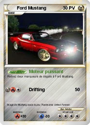 Pokemon Ford Mustang