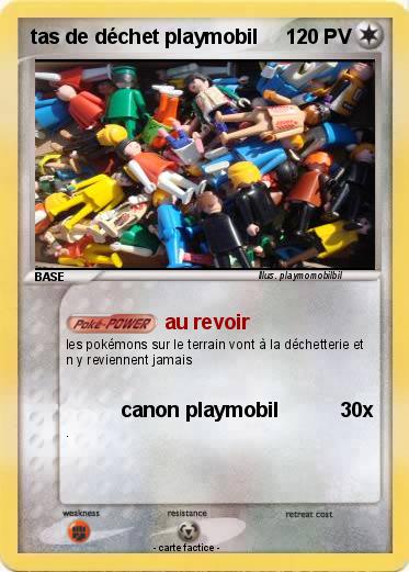 Pokemon tas de déchet playmobil