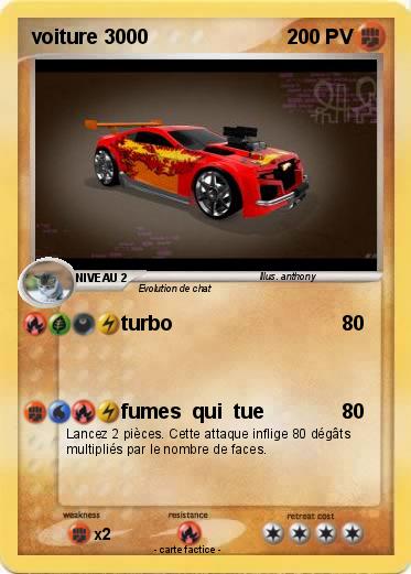 Pokemon voiture 3000