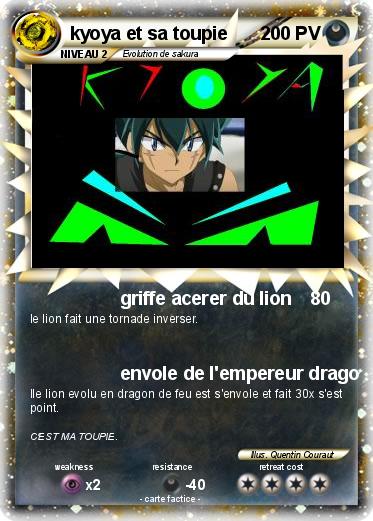 Pokemon kyoya et sa toupie