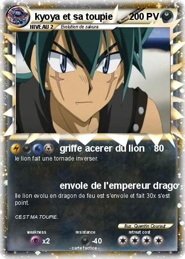 Pokemon kyoya et sa toupie