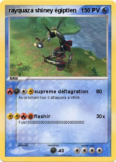 Pokemon rayquaza shiney égiptien