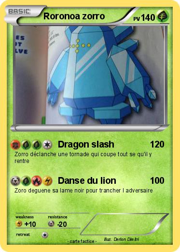 Pokemon Roronoa zorro