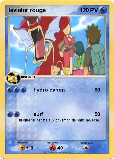 Pokemon leviator rouge