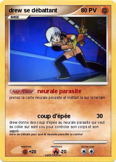 Pokemon drew se débattant