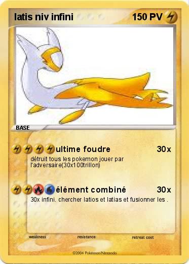 Pokemon latis niv infini