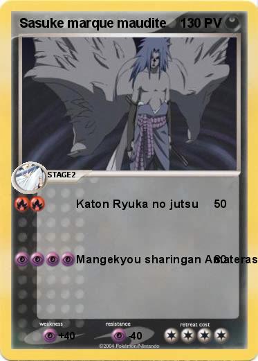 Pokemon Sasuke marque maudite 