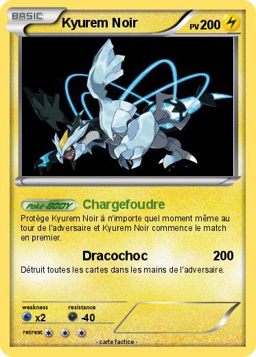 Pokemon Kyurem Noir