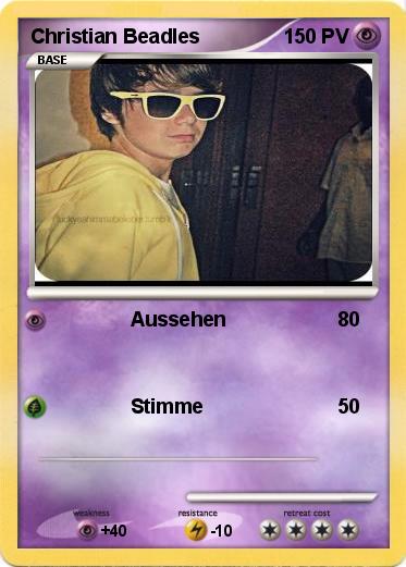 Pokemon Christian Beadles