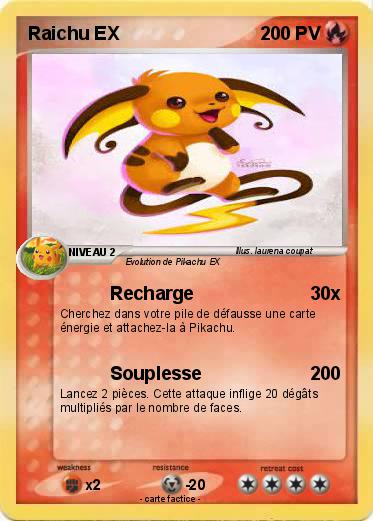 Pokemon Raichu EX