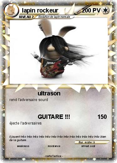 Pokemon lapin rockeur