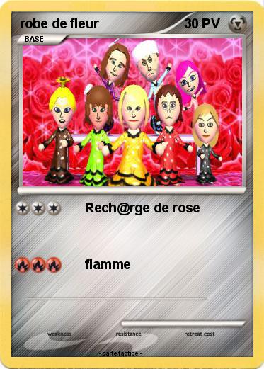 Pokemon robe de fleur