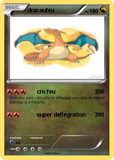 Pokemon dracaufeu