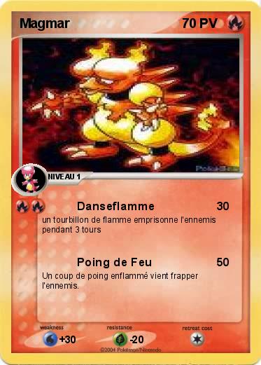 Pokemon Magmar                              