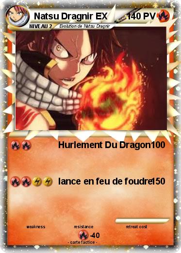 Pokemon Natsu Dragnir EX