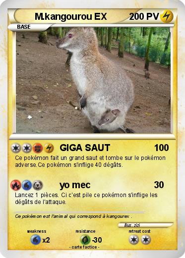 Pokemon M.kangourou EX