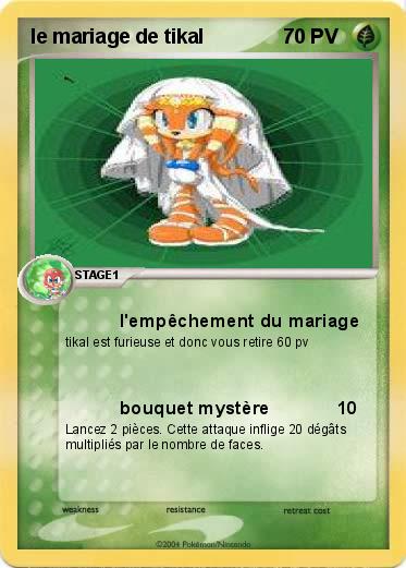 Pokemon le mariage de tikal