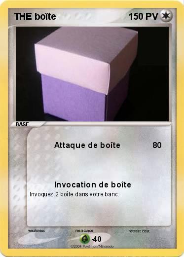 Pokemon THE boîte