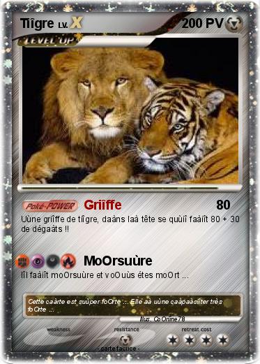 Pokemon Tiîgre