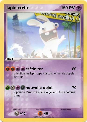 Pokemon lapin crétin