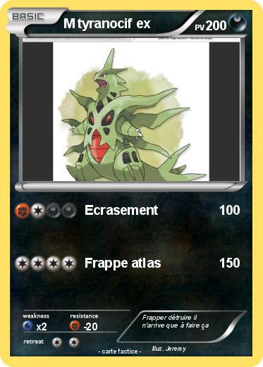Pokemon M tyranocif ex