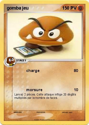 Pokemon gomba jeu